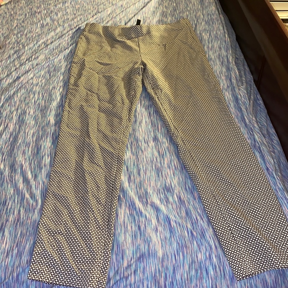Black and white checkerboard like pants
